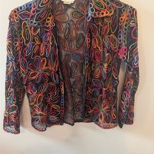 Colorful Embroidered Women's Jacket. #A0006